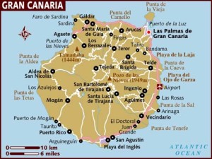 Остров Гран Канария карта