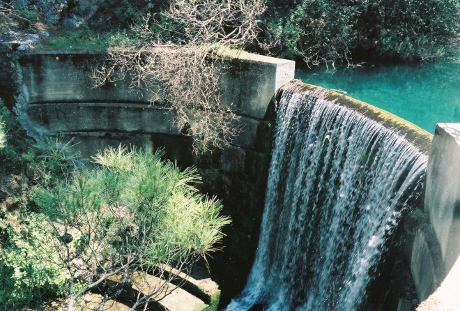 водопад на 7 источниках Родоса