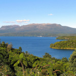 Озеро Таравера в Новой Зеландии